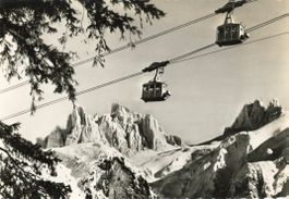 Gerschnialp  OW   /  Luftseilbahn nach Trübsee   um 1971