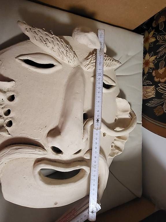 Sculture & Statue: Wunderschöne Maske aus Ton – Usato da Belp venduto da Zam 1
