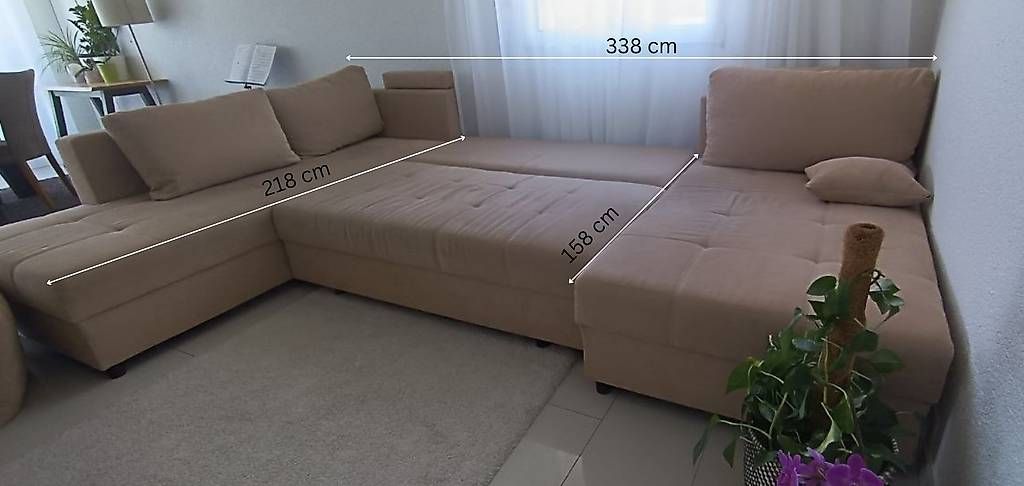 Sofas: Sofa Ecksofa (U-Form) mit Schlaffunktion – Gebraucht aus Urtenen-Schönbühl von yha_vy25 3