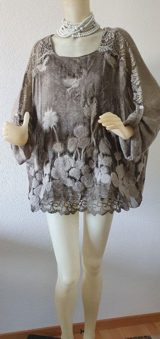 Pullover & Sweatshirts: Viscose/Seide Pulli oversize M/L NEU – Neu und originalverpackt aus Niederbipp von fashionfuchs