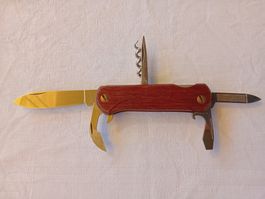Original Wenger Sackmesser mit Holzgriff Vintage Top Zustand