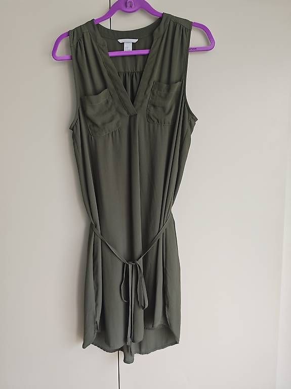 H&M Vestiti: Sommer Kleid dunkelgrün Gr 38 – Usato da Bern venduto da jug_l8tl 1