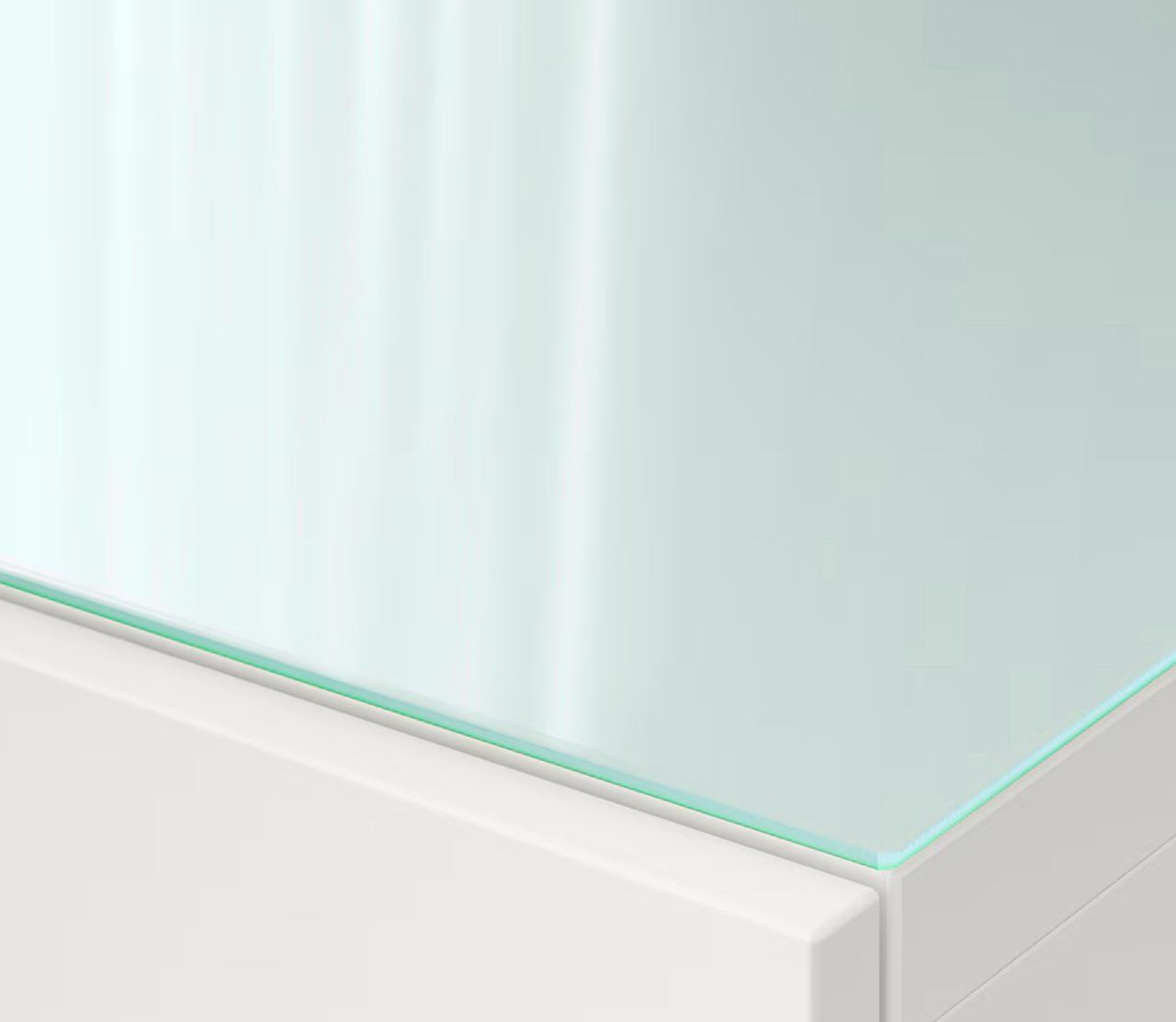 Ikea Piatti di portata: Ikea BESTÅ Glasplatte/Deckplatte 180 x 40 cm – Usato da Emmetten venduto da jcc_ric 1