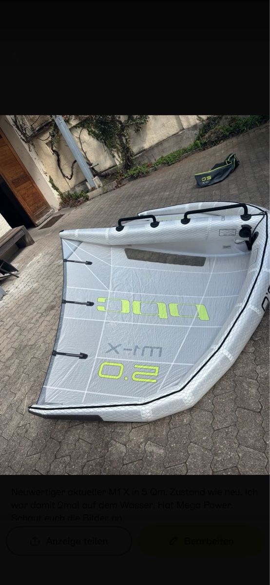 Duotone Surfen: PPC Wing M1 X 5m2 – Gebraucht aus La Punt Chamues-ch von Robin.Hofer 4
