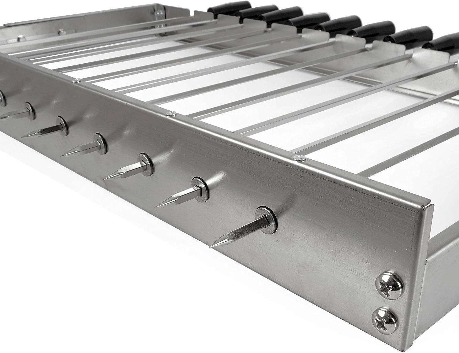 Accessori per grill: Edelstahl Grillaufsatz mit 11 Spießen – Nuovo e nell'imballaggio originale da Bottighofen venduto da zaap 3