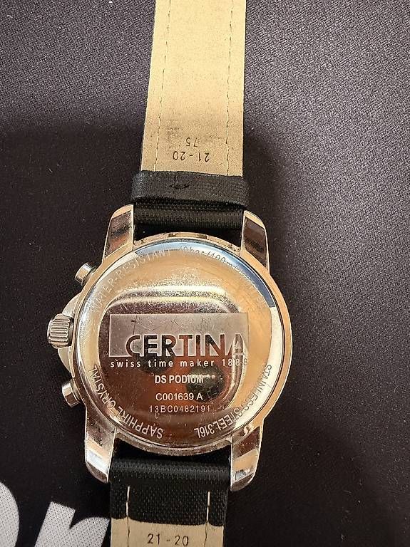 Certina Orologi: Certina DS Podium Chronograph GMT – Usato da Amriswil venduto da Lenny-2 1