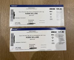 2x Robbie Williams Stehplatz Tickets