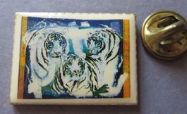 PIN, ROLF KNIE KÜNSTLER, 3 WEISSE TIGER, ZIRKUS