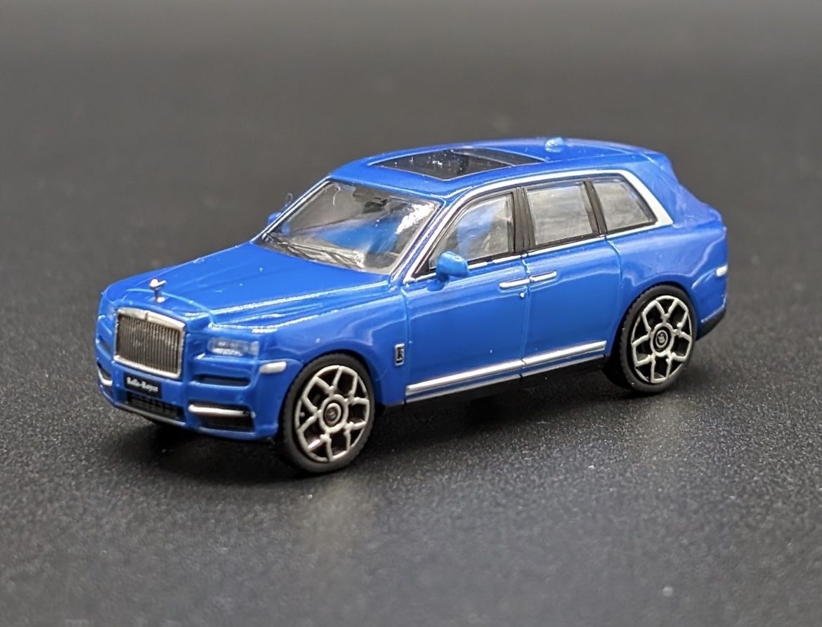 Rolls Royce Modellini d'auto: Micro City 87 Rolls Royce Cullinan blau – Nuovo e nell'imballaggio originale da Thun venduto da pat710