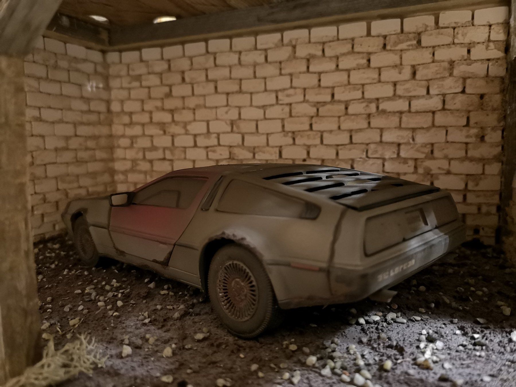 Kit di modellismo & Modellini statici: 1:18 Delorean "Scheunenfund" Unikat – Usato da Niederbipp venduto da kevintifu20 4