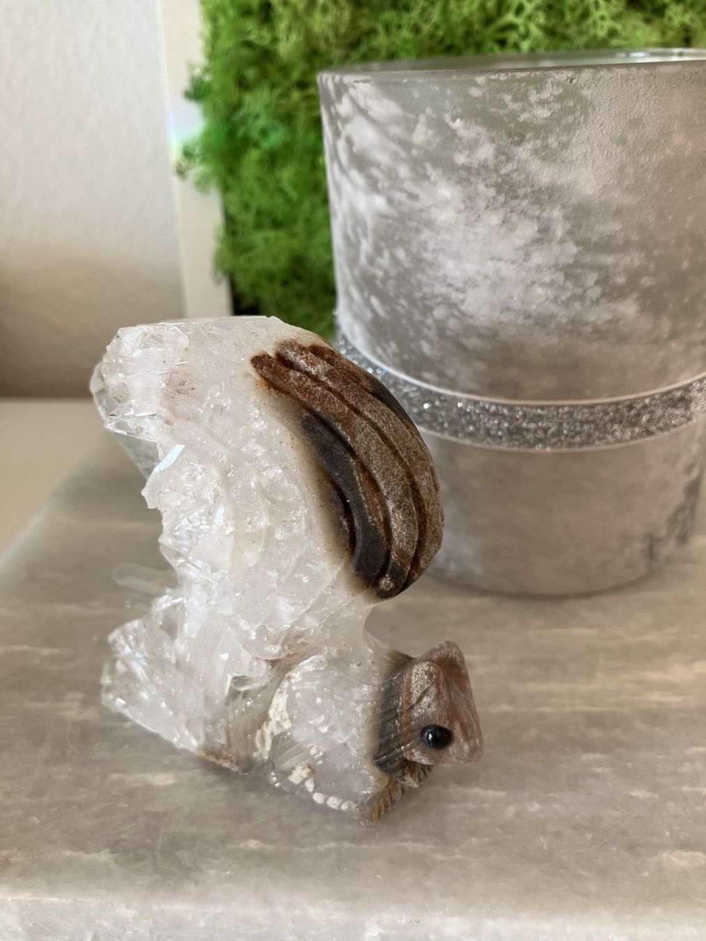 Pietre preziose: Eichhörnchen Statue Bergkristall Edelstein Ecureuil Cristal – Nuovo (secondo la descrizione) da Prilly venduto da ilyria73 3