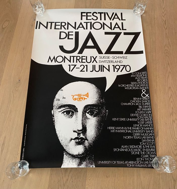 RARITÄT Montreux Jazz Festival, Original von 1970 Kaufen auf Ricardo