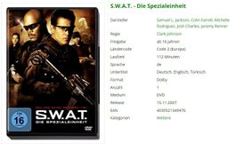 S.W.A.T. - Die Spezialeinheit (DVD)