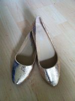 🤩GOLD BALLERINA-SCHUHE - NEU