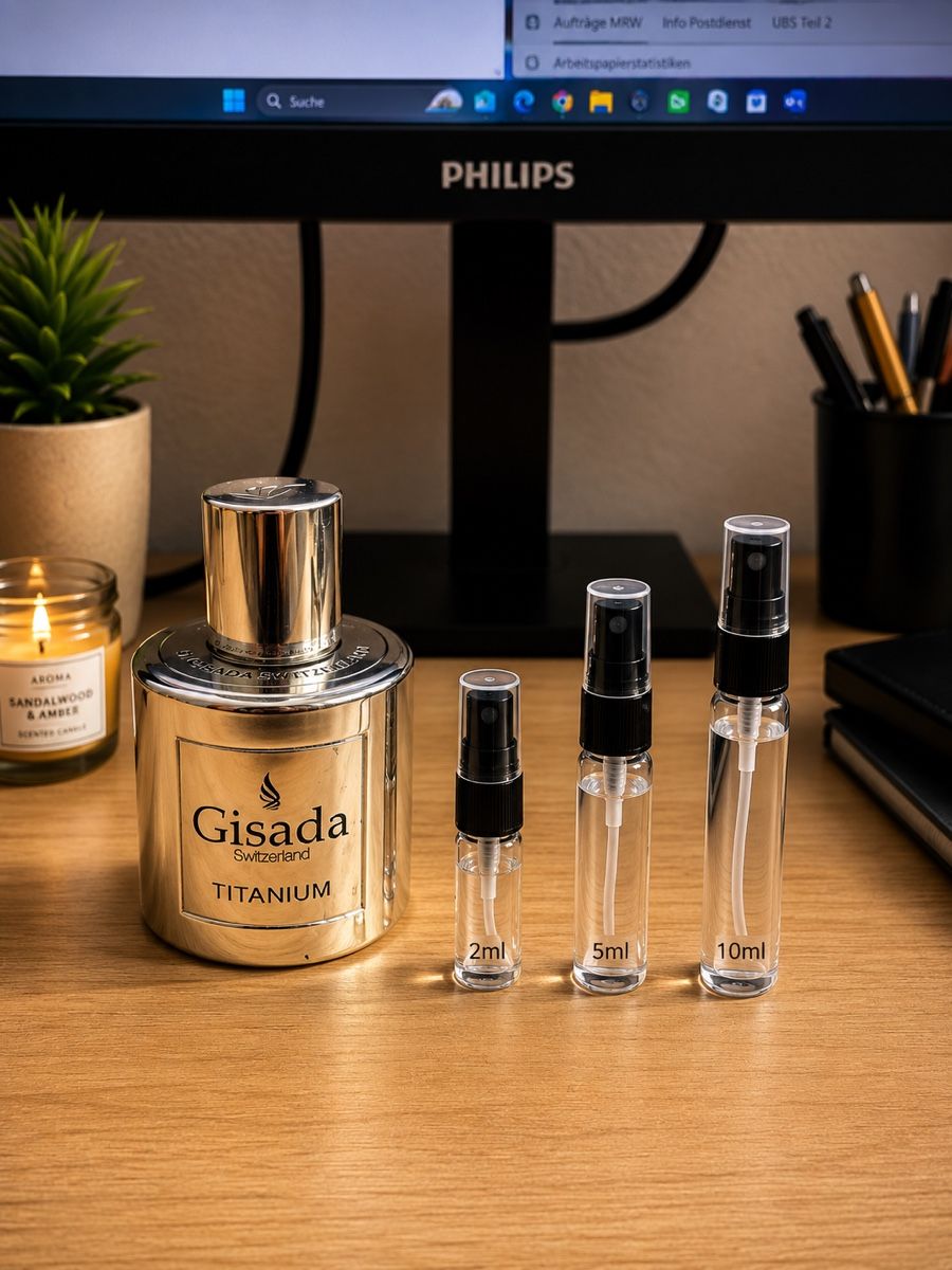 Gisada Profumi & Eau de Toilette: Gisada Titanium abfüllung – Nuovo e nell'imballaggio originale da Sennhof venduto da furkanAlb
