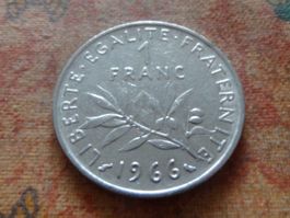 FRANCE  1 Franc  1966  (P)