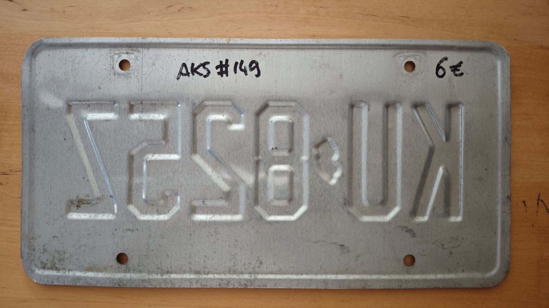 Insegne: US Licence plate New Jersey State – Usato da YVERDON-LES-BAINS venduto da CYBERSALE 1