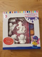 Bastelset Einhorn & Fee 6er Set mit Farben & Pinsel