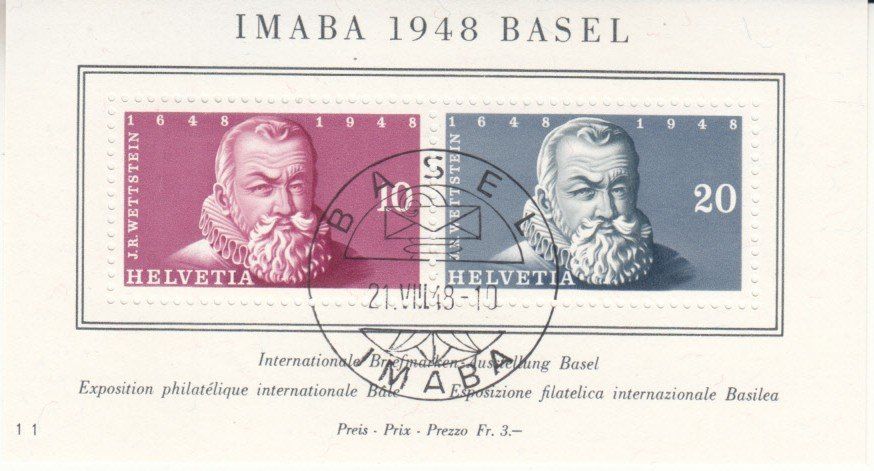 Alle Briefmarken: SBK W31 mit ET, Bl. Nr. 11 – Gebraucht aus Bürglen TG von StampGraf