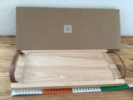 Nespresso Holz Servierbrett neu