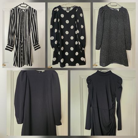 Lot de 5 robes (4x h&m et 1x amisu)- S