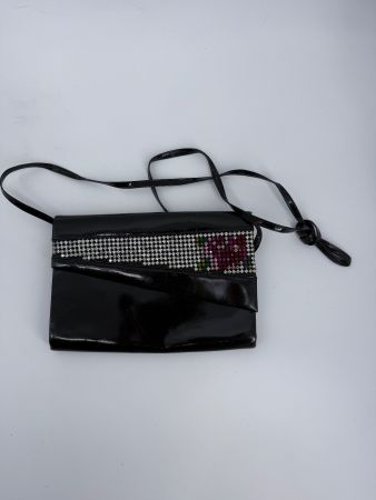 Vintage Lack Handtasche mit Strass von JB Johann Becker