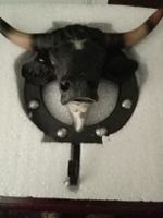 Kleiderhaken-WESTERN-ART-COW - KUHKOPF