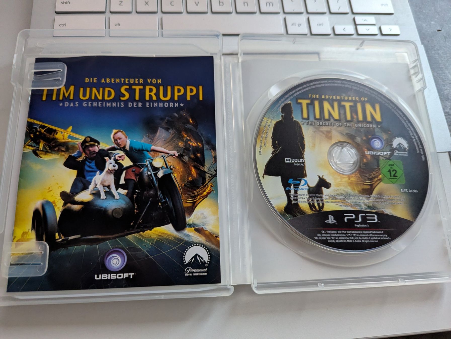 Giochi: Tim und Struppi Abenteuer Einhorn Playstation 3 PS3 Game – Usato da Hünenberg See venduto da SpecialEditionGaming 1