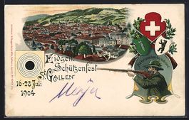 Litho St. Gallen, Eidgen. Schützenfest 
