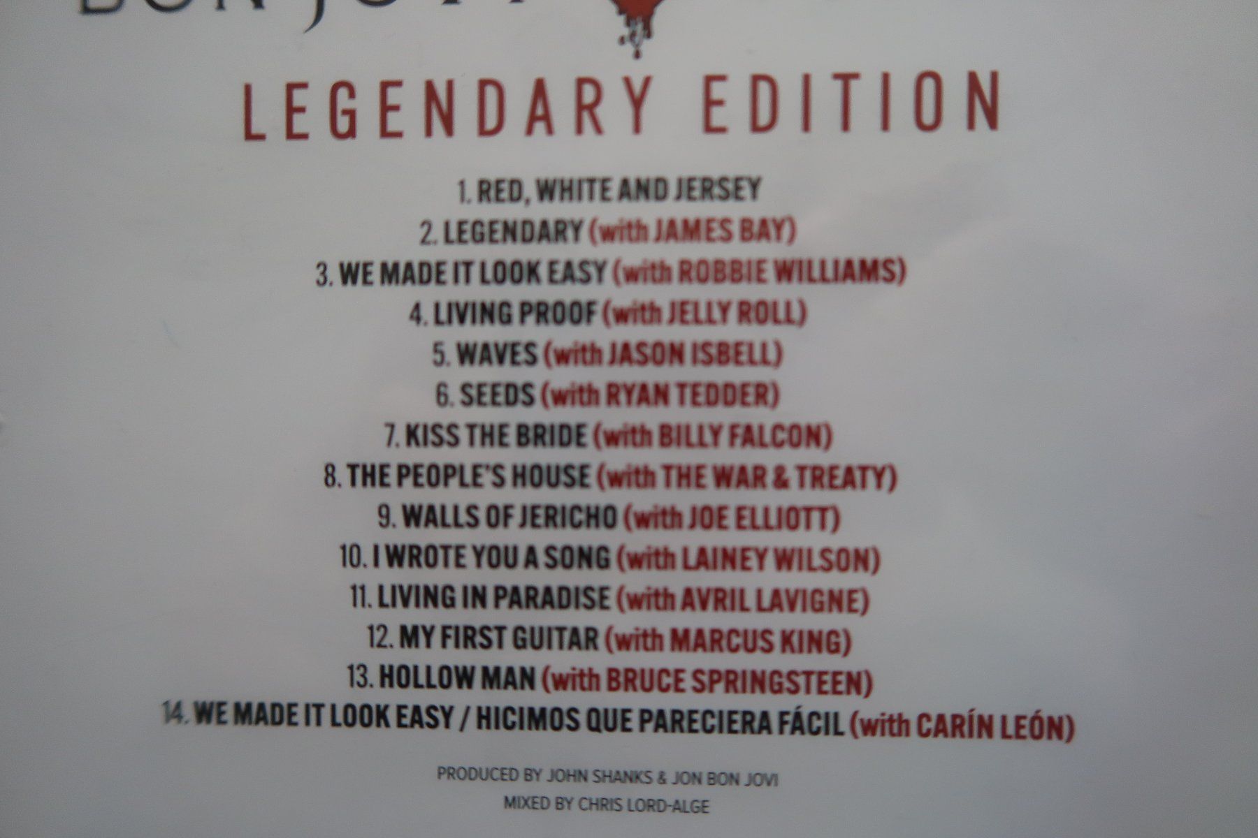 CD: BON JOVI - FOREVER LEGENDARY EDITON - DUETTS - CD – Usato da Basel venduto da Patiscat 2