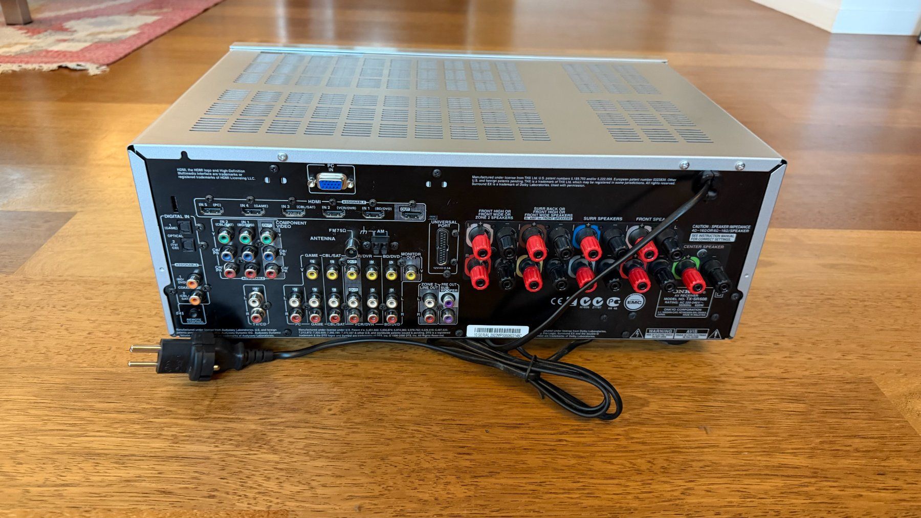 Onkyo Receiver: ONKYO AV Receiver TX-SR608 – Gebraucht aus Zollikon von val_8jrk 2