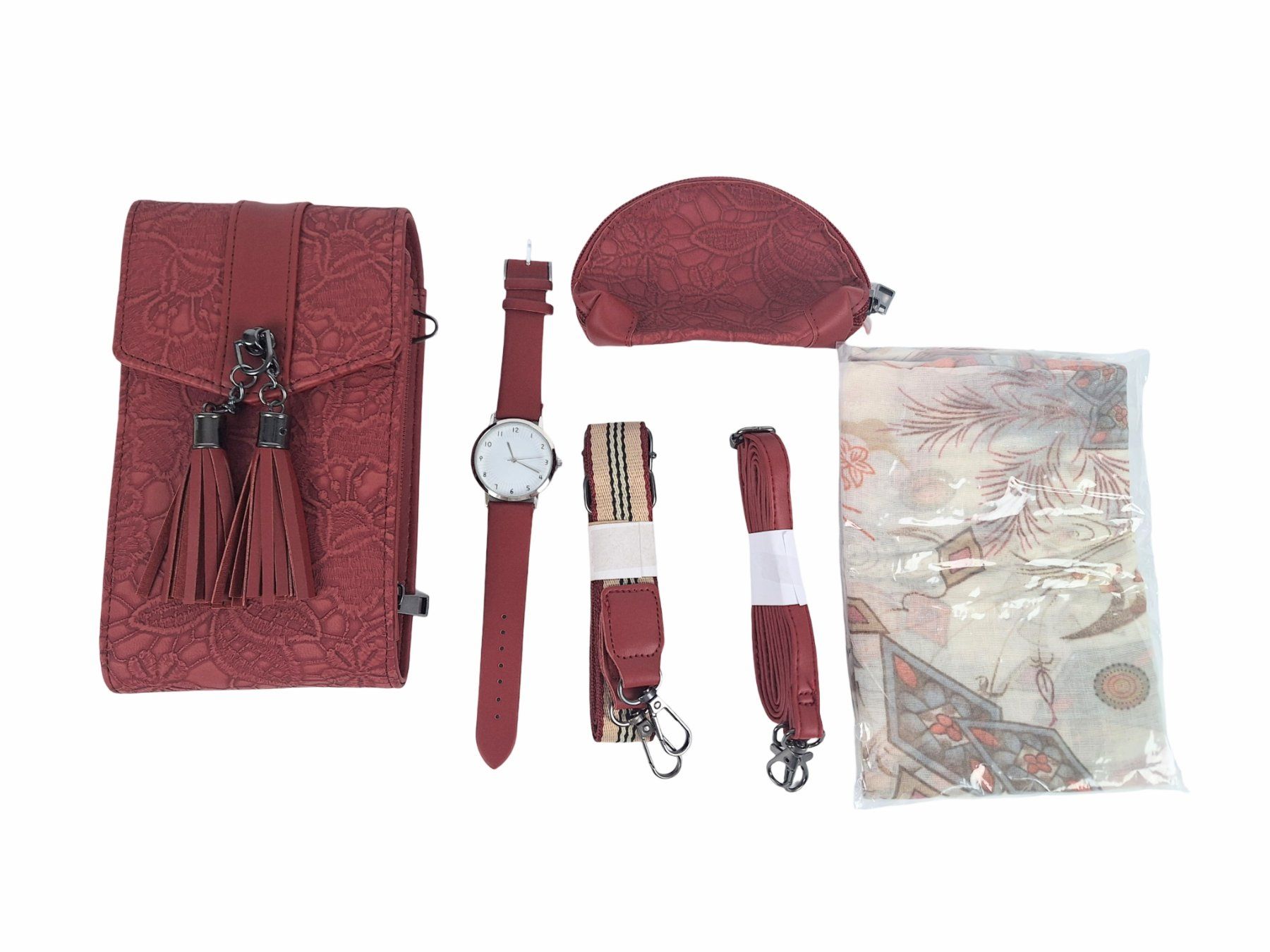 Sacs: Rotes Accessoires Set 4-teilig – Neuf (Voir description) à Breitenbach par Restwert_Breitenbach