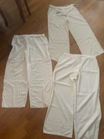 Sommerhosen beige/weiss in Gr.L