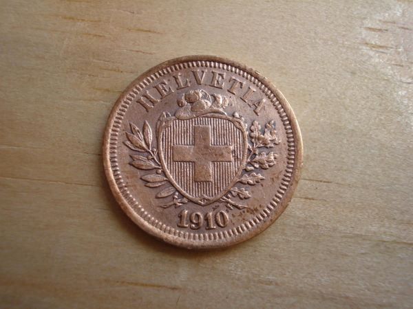 Tutti le monete: (A7) 1 rappen 1910  VZ – Usato da Erlach venduto da Net-Coins