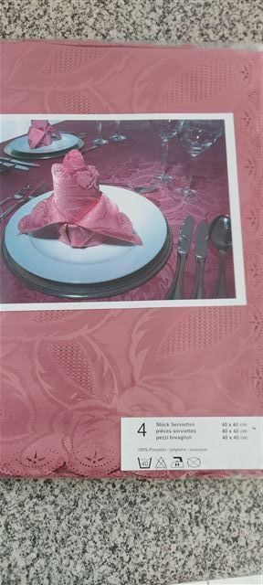 Tovaglioli: 8 Serviettentücher, 40 x 40 cm – Nuovo e nell'imballaggio originale da Oberrohrdorf venduto da Heinzwu