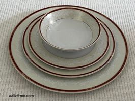 Vintage Heinrich Winterling Bavaria Service – 84 pcs – Mint