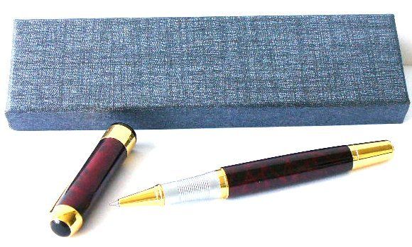 Penna & Evidenziatori: Kugelschreiber Jinhao rot marmoriert – Nuovo e nell'imballaggio originale da Menziken venduto da ABA60