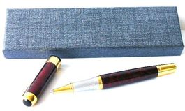 Kugelschreiber Jinhao rot marmoriert