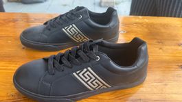 Pier OnHerren Sneaker schwarz mit Muster Grösse 44 neuwertig