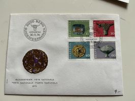 Original Briefmarken-Satz 1974 Pro Patria,Top Zustand!