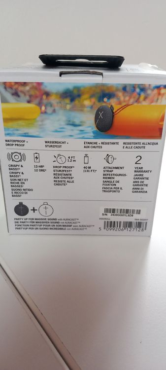 Ultimate Ears Lautsprecher: Ultimate Ears Miniroll schwarz - Neu mit Garantie – Neu und originalverpackt aus Buttikon SZ von MH1976 2