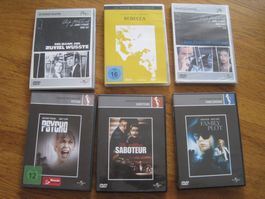 Alfred Hitchcock  DVD LOT  6 Filme  TOPP  LOT U