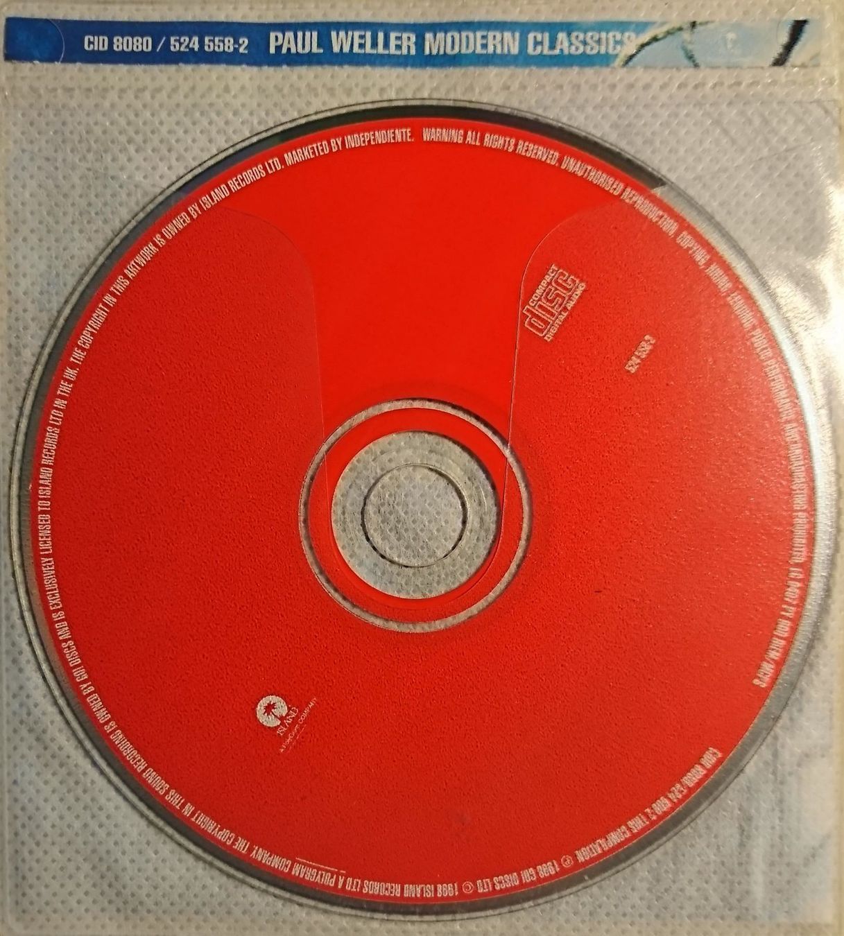 CD: PAUL WELLER Modern Classics Greatest Hit – Usato da Zürich venduto da Raz88 1