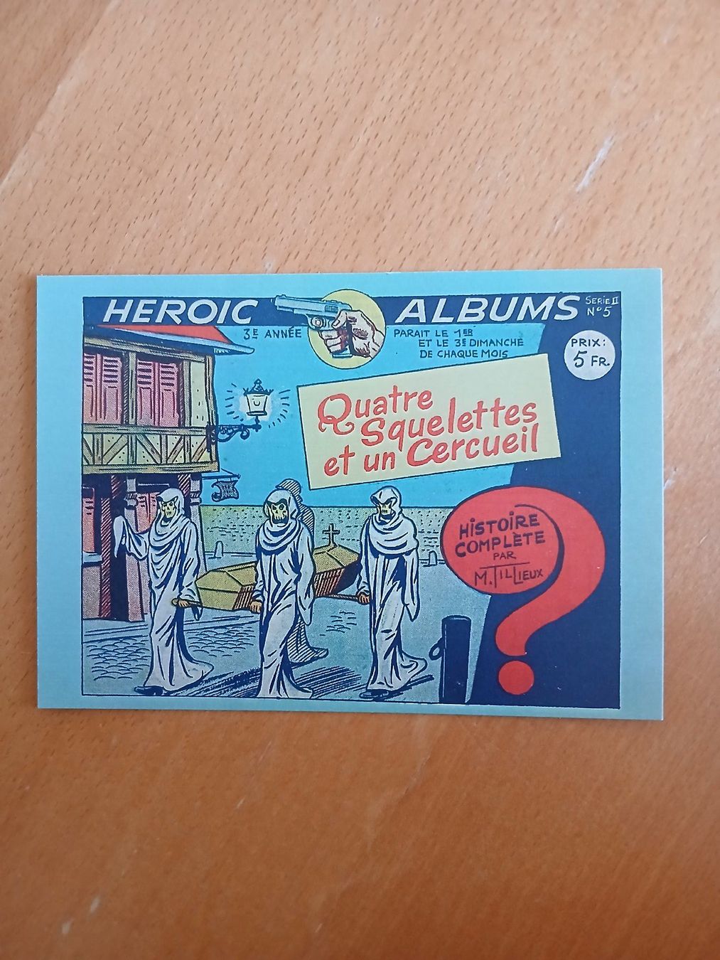 Fumetti: 4 Cartes postales de Tillieux – Nuovo (secondo la descrizione) da Genève venduto da voyageur63 1