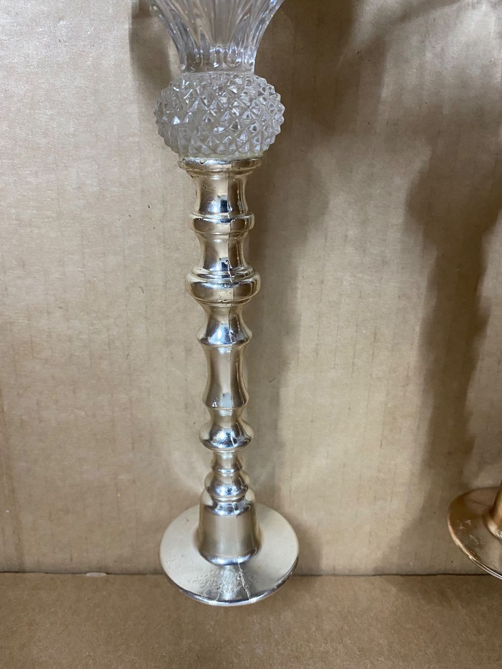 Portacandele: Kerzenhalter mit Glas Sockel – Usato da Eschlikon TG venduto da ArtRec 5