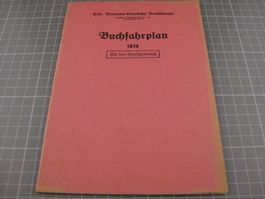 Buchfahrplan 1974