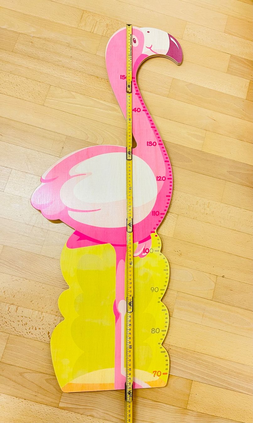 Messen: Flamingo Messlatte für Kinder, neu – Neu (gemäss Beschreibung) aus Olten von ELHANDEL 6
