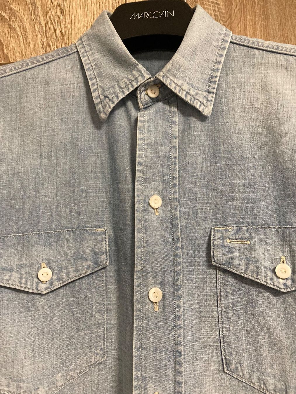 Ralph Lauren Camicette: Ralph Lauren Damen Jeansbluse hellblau Grösse 8 – Usato da rheineck venduto da norwegianwood52 2