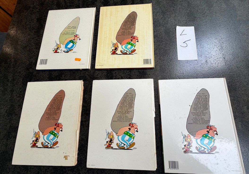 Fumetti: BD Lot N° 5  5x ASTERIX. – Usato da Châtillon JU venduto da laoo 4
