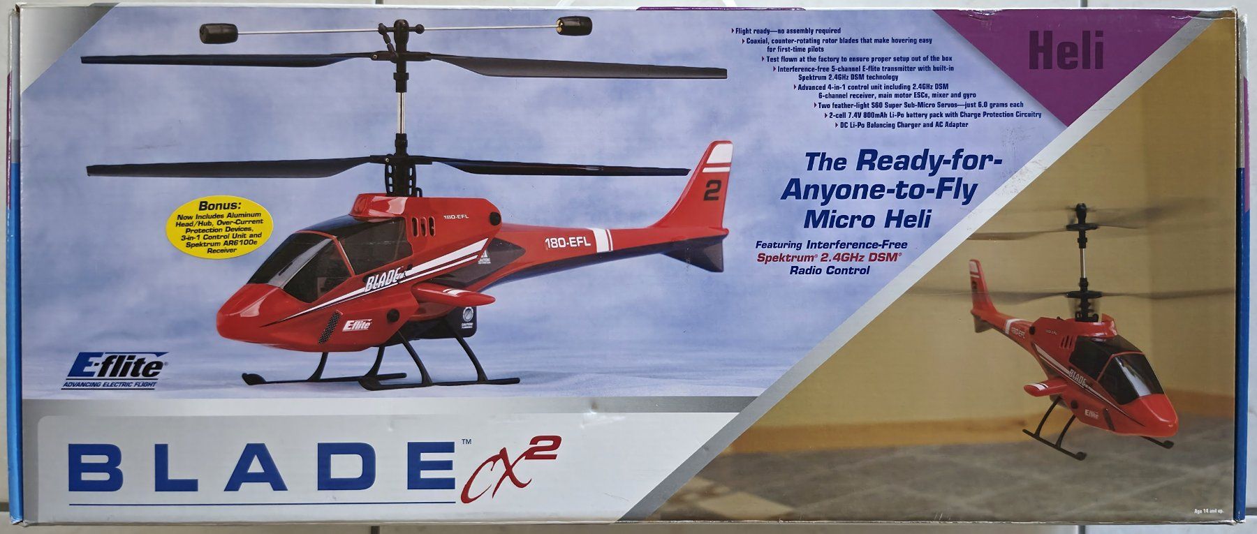 E-Flite RC Kits de montage: E-Flite Blade CX2 RTF Koaxial-Heli – Défectueux à Utzenstorf par Tradoring 1